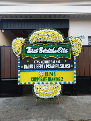Papan Bunga Duka di Pamekarsari