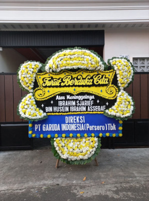 Papan Bunga Duka di Pamekarsari