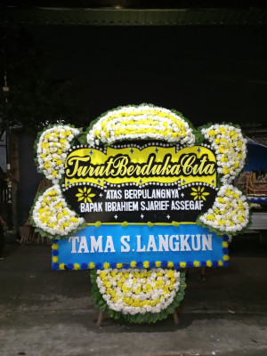 Papan Bunga Duka di Pamekarsari