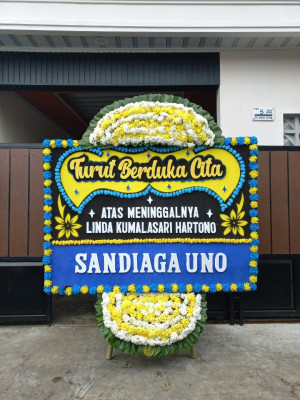 Papan Bunga Duka di Pamekarsari